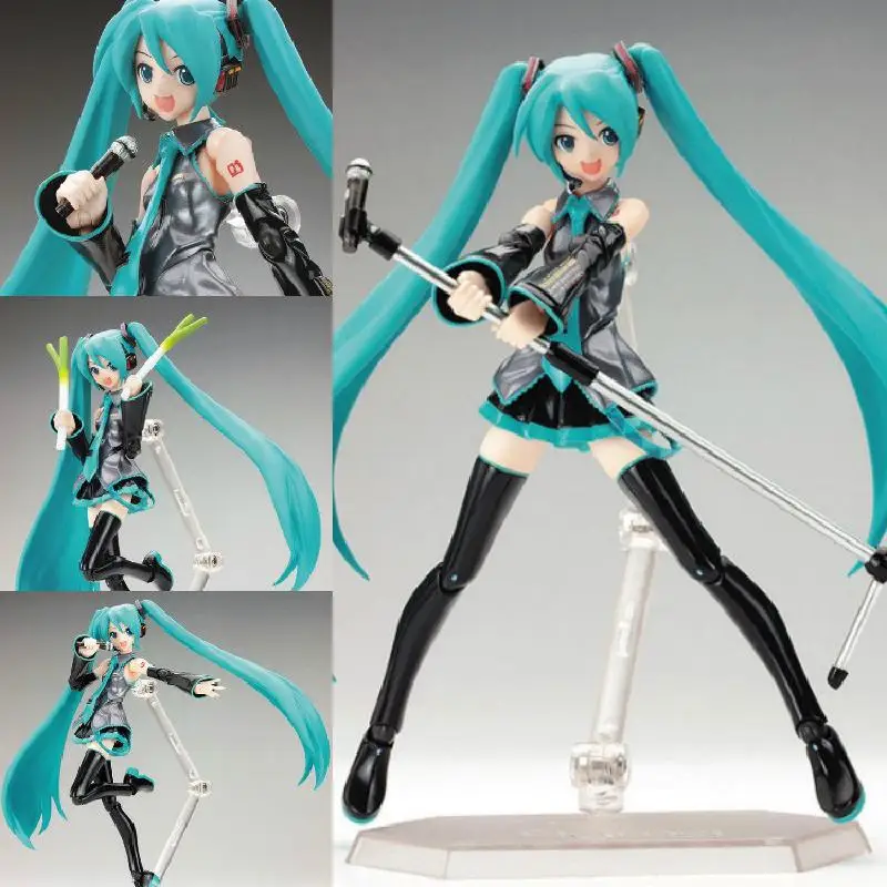 

15cm Hatsune Miku Anime Figure FIGMA 014 Standing Posture Manga Statue Pvc Action Figure Collectible Model Toys Doll Decor Gifts