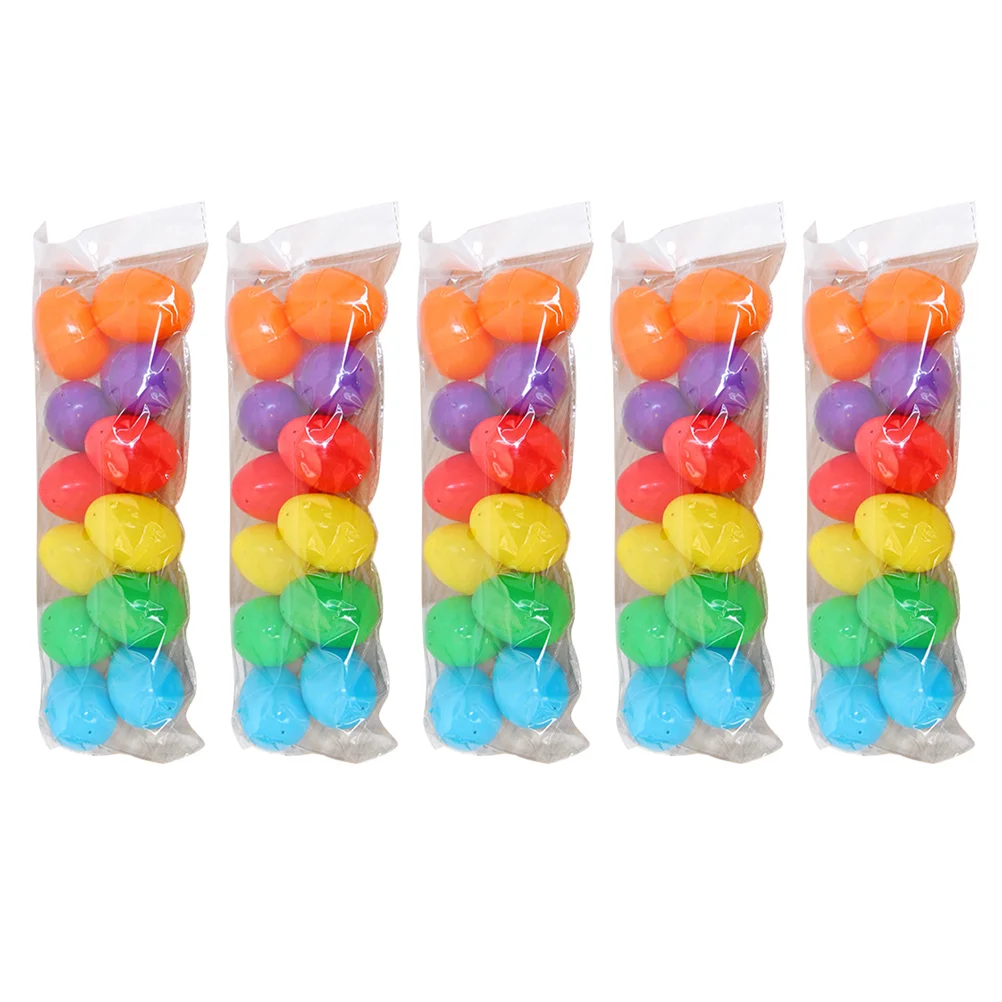

96Pcs Plastic Easter Eggs Easter Party Supplies Easter Blind Eggs