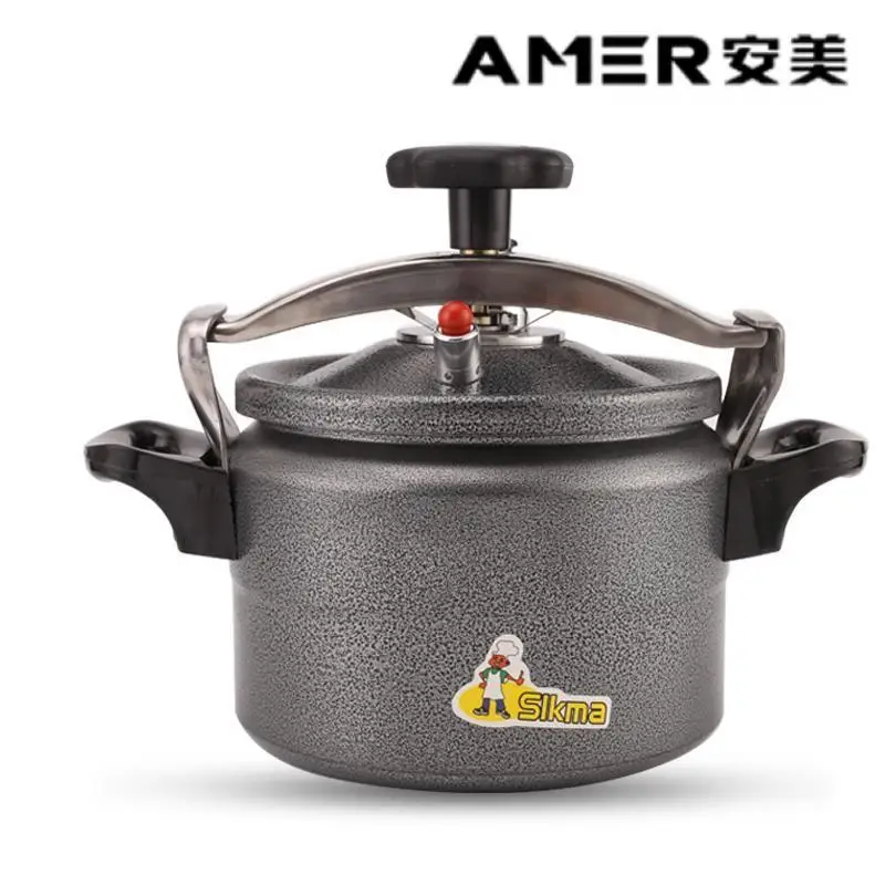 

Explosion-proof Small Pressure Cooker Household Aluminum Pressure Cooker Black Open Flame Gas Autoclave Tiger Rice Cooker Pressu