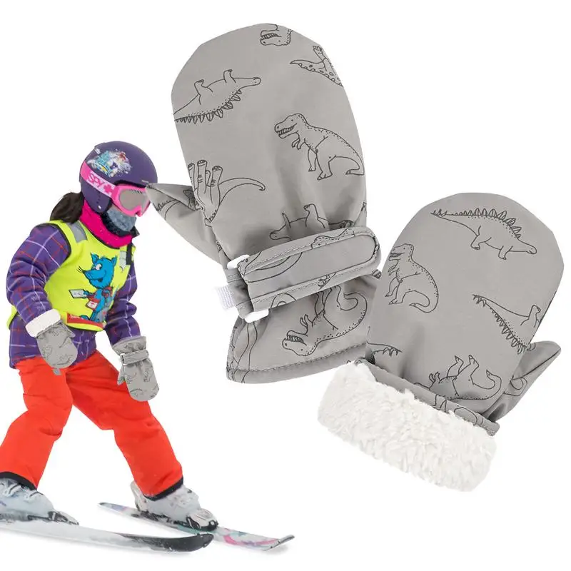 Детские варежки зимние водонепроницаемые Водонепроницаемые перчатки для