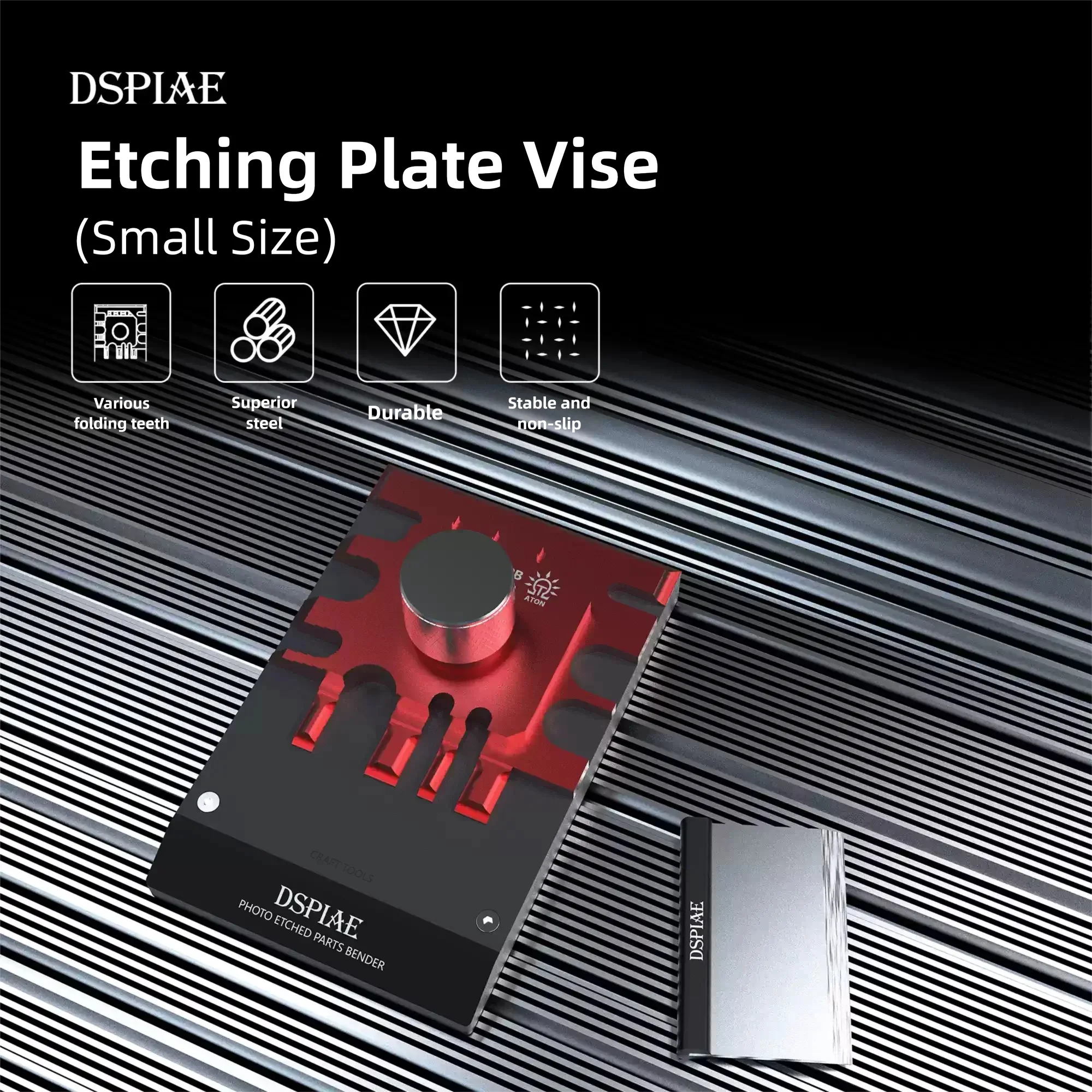 Фото DSPIAE AT-MPB Мини-пресс-формы для фототравления, гибочные тиски для PE-пленки, инструменты для моделирования, аксессуары для хобби, набор инструментов для DIY №5