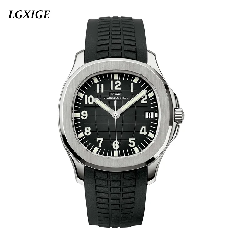 New Men Sport Watch Fashion Business Rubber Strap Quartz Timepiece Classic Design Cusual Waterproof Luminous Clock Gift For Man