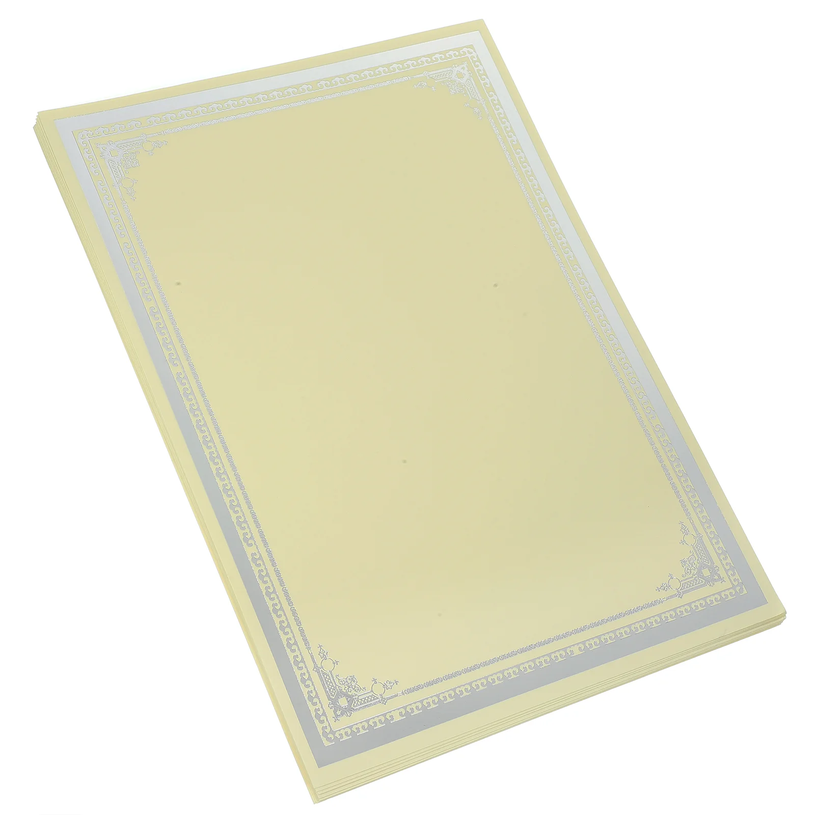 

10 Sheets of Honor Certificate Paper Blank Diploma Liner Paper Blank Honor Paper