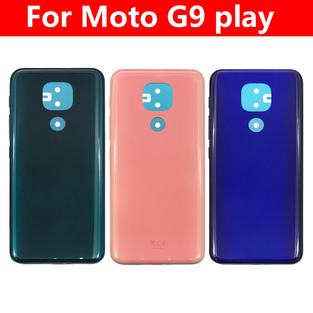 

Задняя крышка батарейного отсека для Motorola Moto G9 Play задняя крышка батарейного отсека Запасные части