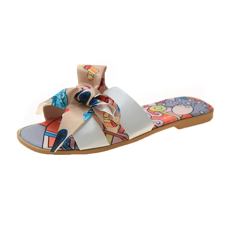 

Women Sandals Platform Sandals Shoes Women Bow 2022 Summer Sandals Slipper Indoor Outdoor Flip-flops Beach Shoes Female Slippers