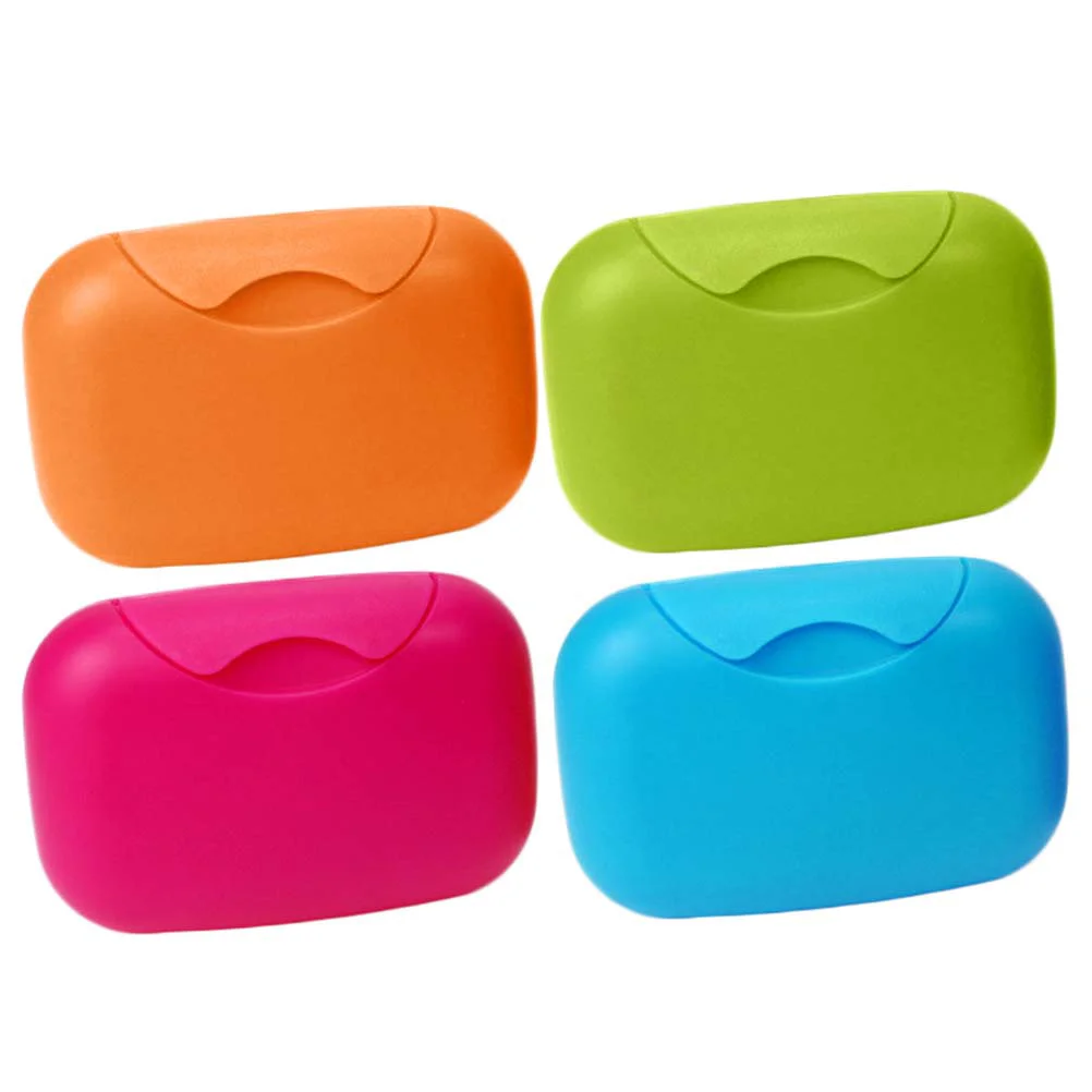

Soap Holder Case Box Travel Dish Shower Container Drainersaver Portable Home Bathroom Draining Bar Storage Size Camping Drainage