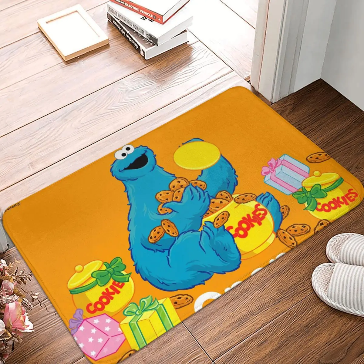 

Коврик для ванной Улица Сезам, фланелевый коврик для печенья, домашний декор