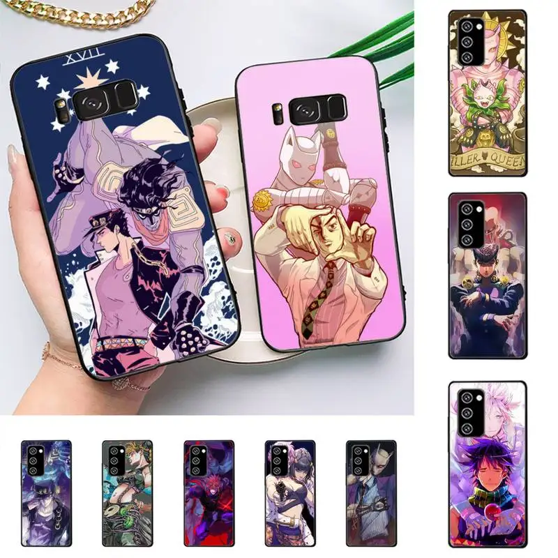 

FHNBLJ JoJo's Bizarre Adventure Phone Case for Samsung S20 lite S21 S10 S9 plus for Redmi Note8 9pro for Huawei Y6 cover