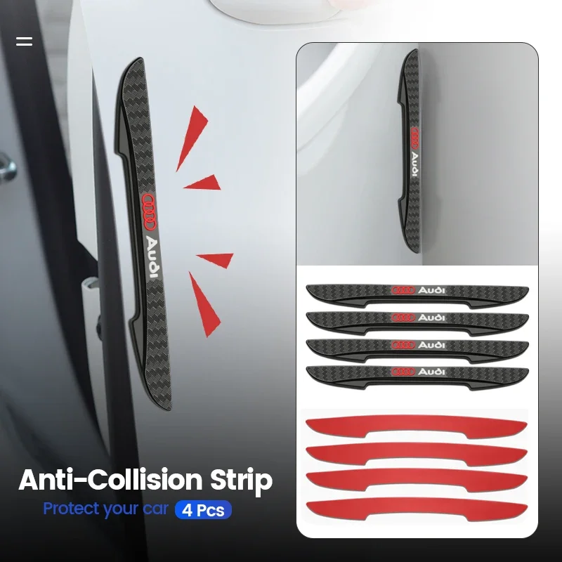 4 шт. защитные наклейки на край двери автомобиля защита от столкновений бампер