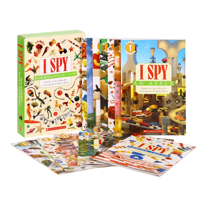 

13 books box set I Spy Reader Collection Visual discovery English Picture Book Child Early Education kids reading book 3-6 years