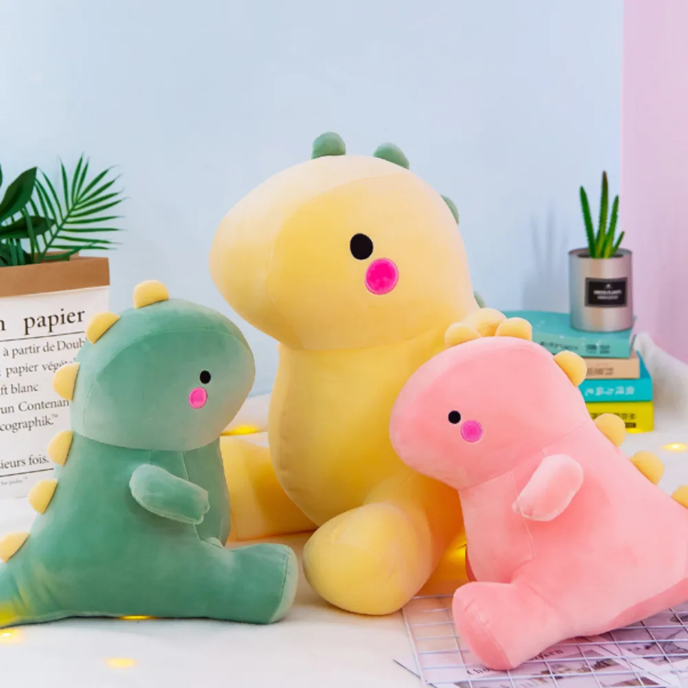 Детская плюшевая игрушка "Смешной дракон" размером 25 см х 35 см для успокоения и использования в качестве подушки, подарок на день рождения или Рождество, бесплатная доставка.