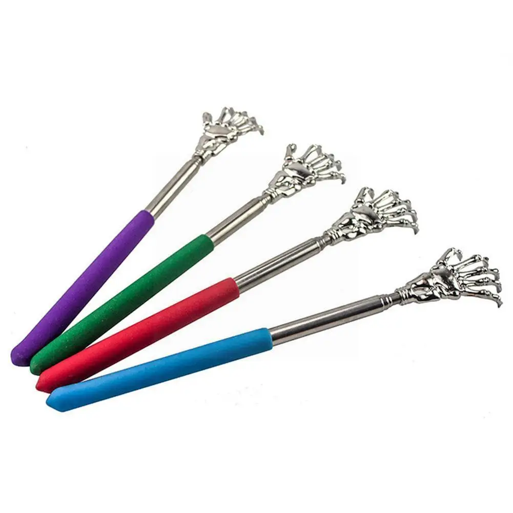 

1pc Steel Telescopic Back Scratcher Claw Massager For Blood Extendable Relax Circulation Massage Portable Tool D7i0