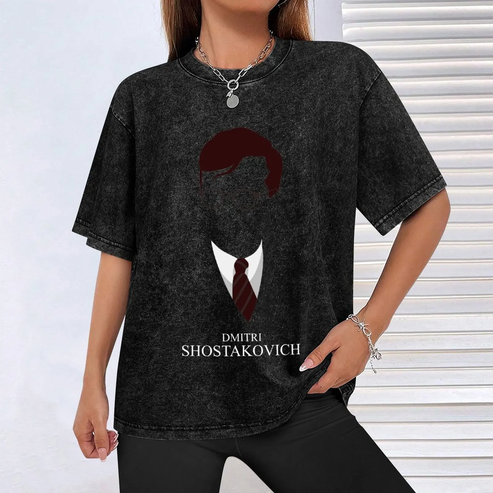 Футболка Dmitri Shostakovich футболки с рисунком рэпера хлопковые мужская дизайнерская