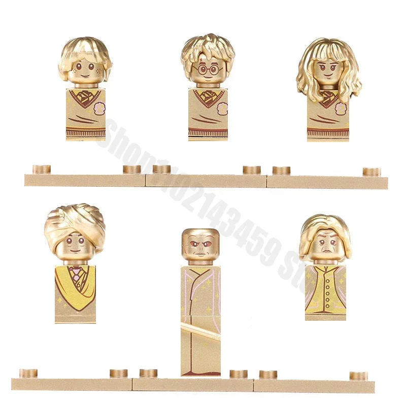 6 шт./комплект Детский конструктор Волшебная школа