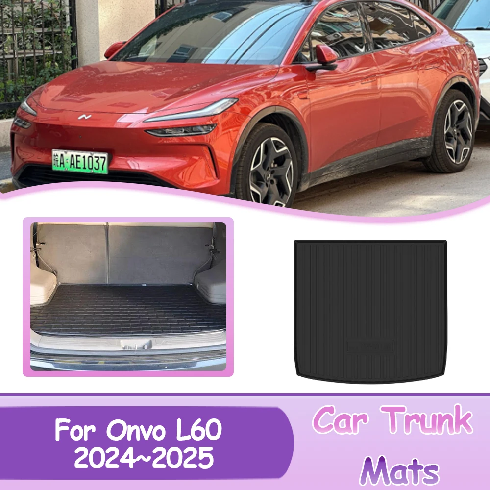 Коврики в багажник автомобиля с полным покрытием для Onvo L60 2024 ~ 2025 ковры хранения