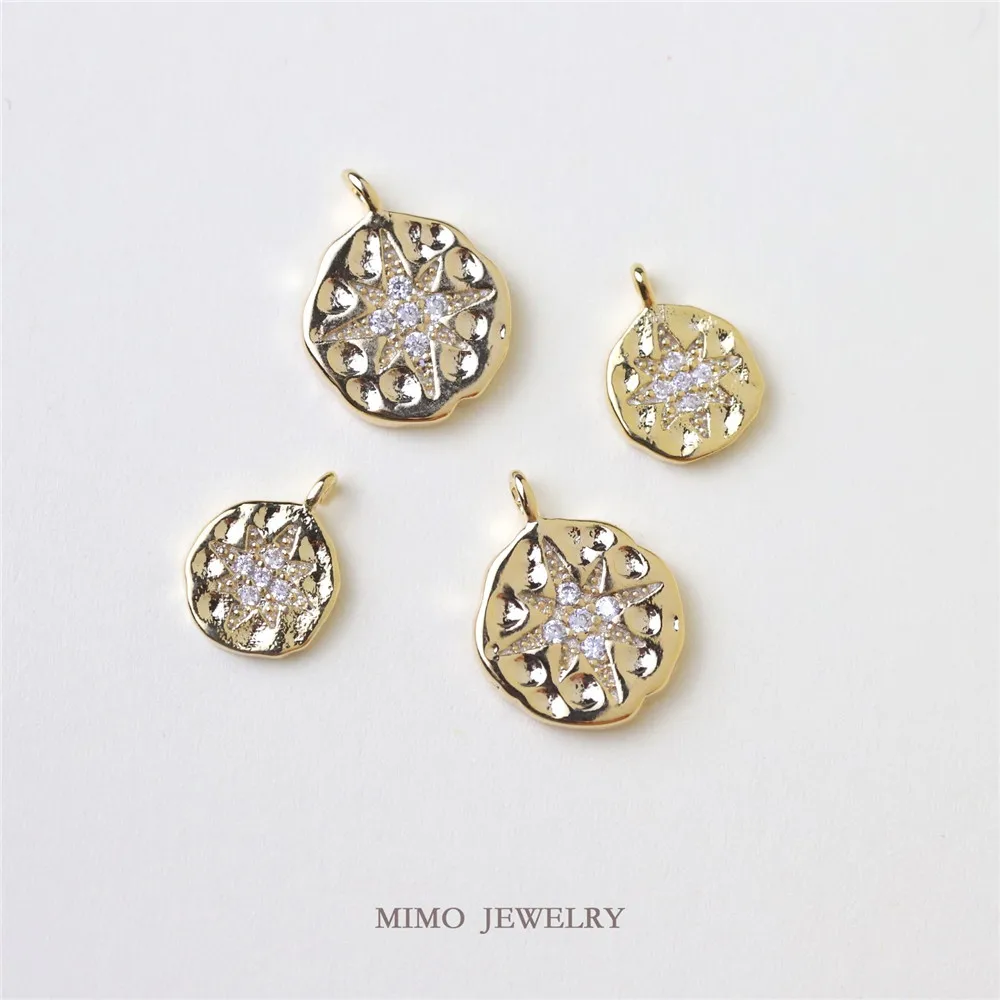 Позолоченная нестандартная вогнутая и выпуклая поверхность круглая