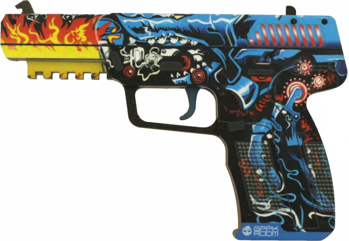 Игрушечный деревянный пистолет &quotФайв севен&quot Кибер Акула |