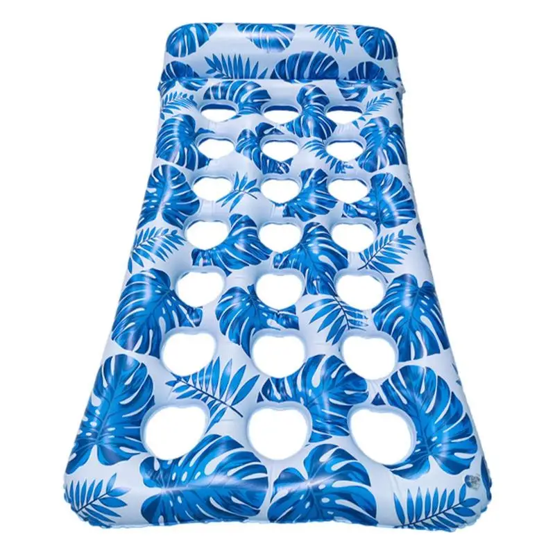 

Inflatable Pool Float Pool Chair Water Floats With Cup Holder Inflatable Pool Float Mat For Adults Giant Pool Floats With