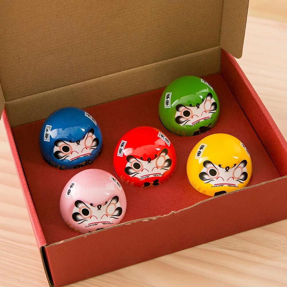 Маленькие украшения Bodhidharma игрушки Daruma фигурки богатства удача керамическая