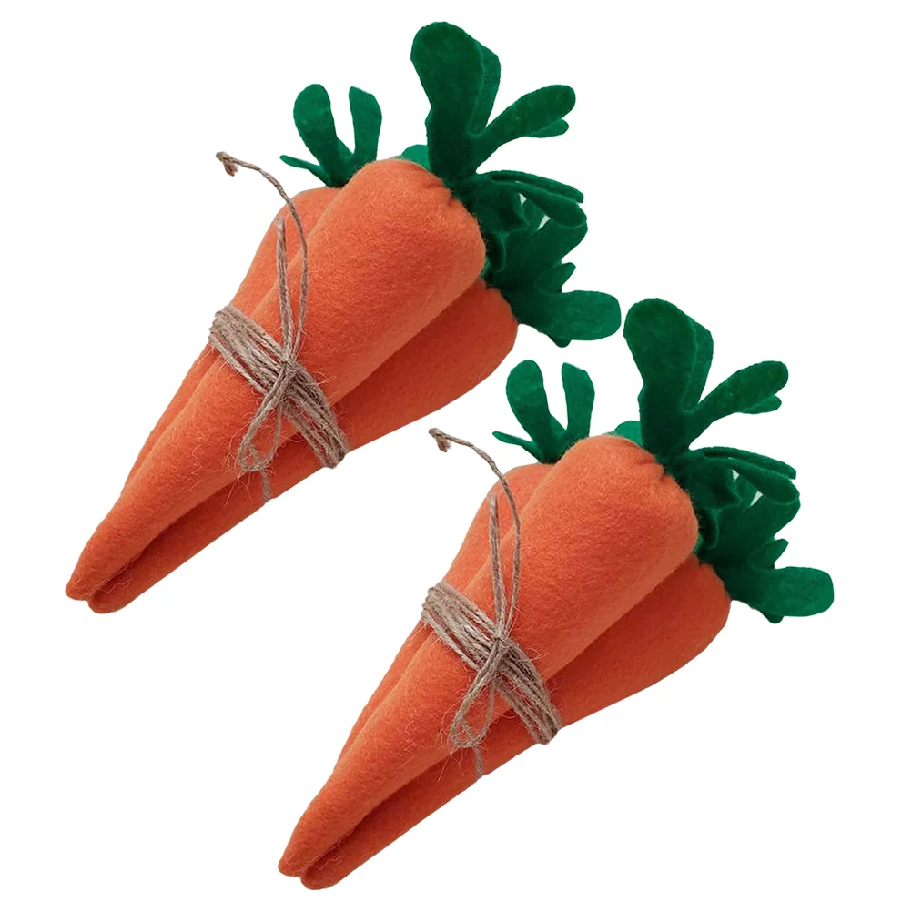

Carrot Easter Decoration Vegetables Decorpillow Hanging Tree Decorations Plush Home Festival Desktop Adornment Tablekitchen