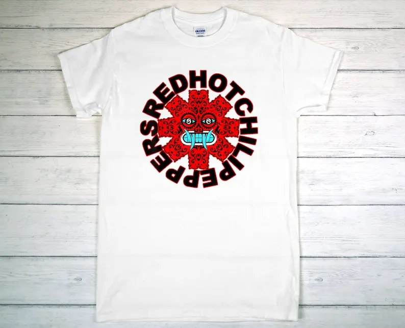

Red Hot Chillis Peppers ShirtRock Band TeeChili Peppers Fan Gift RHCP Shirt Red Hot Chillis Peppers Tee