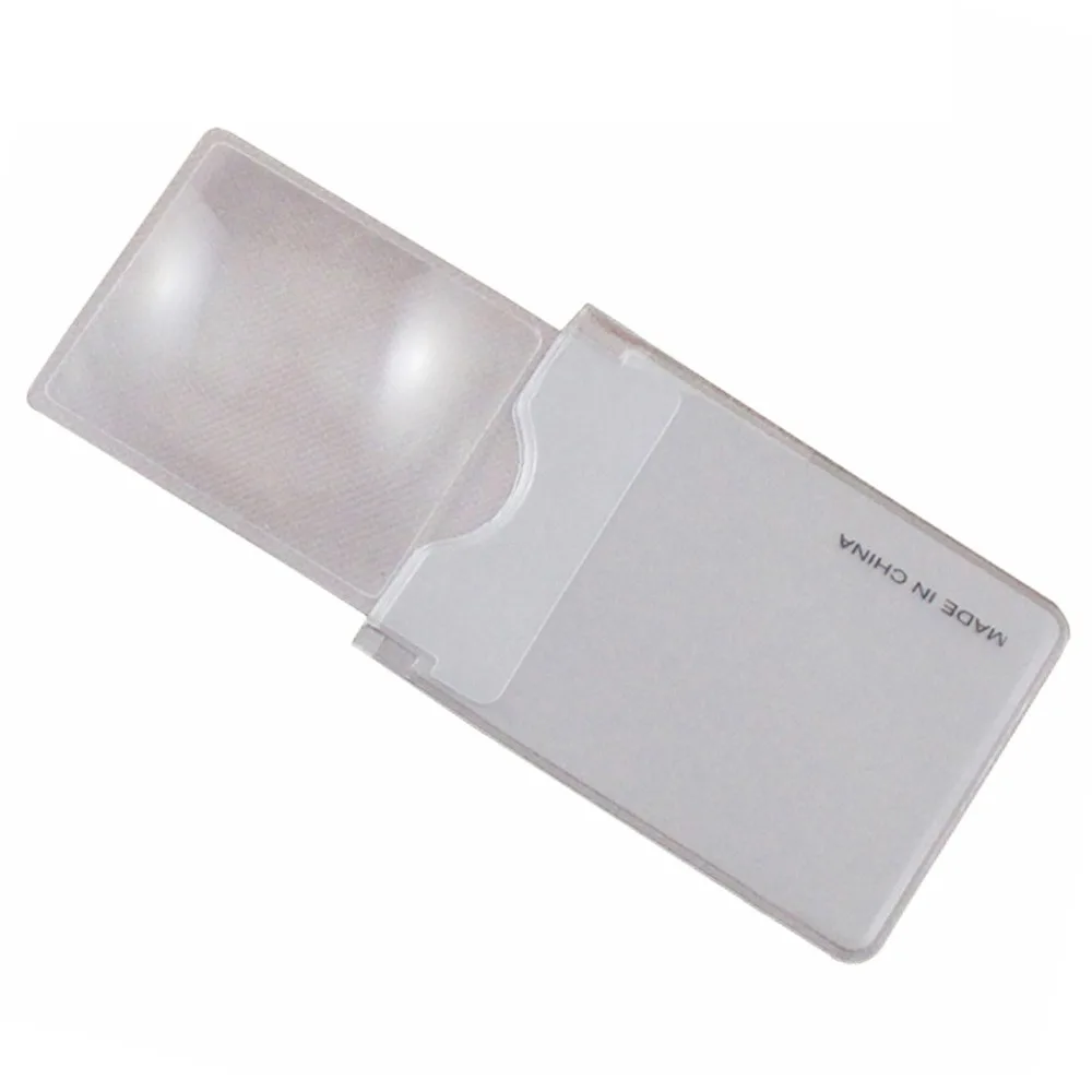 Карманная лупа 3x прозрачная