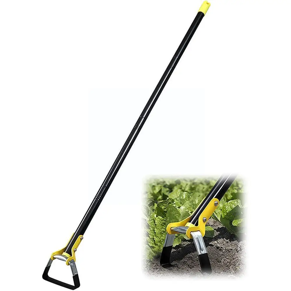 

Portable Garden Hoe Tool Stainless Steel Stirrup Tool Hoe Tool Weeding To Loose Easy Garden Hoe Weeding Clean Device S U8Y8