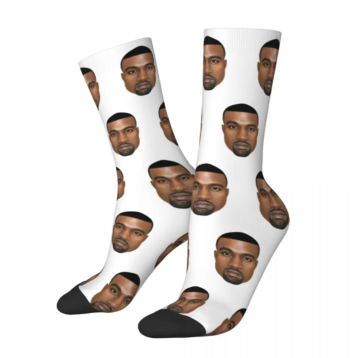 

Цветные спортивные носки Kanye West Meme, длинные носки из полиэстера для женщин и мужчин, Нескользящие
