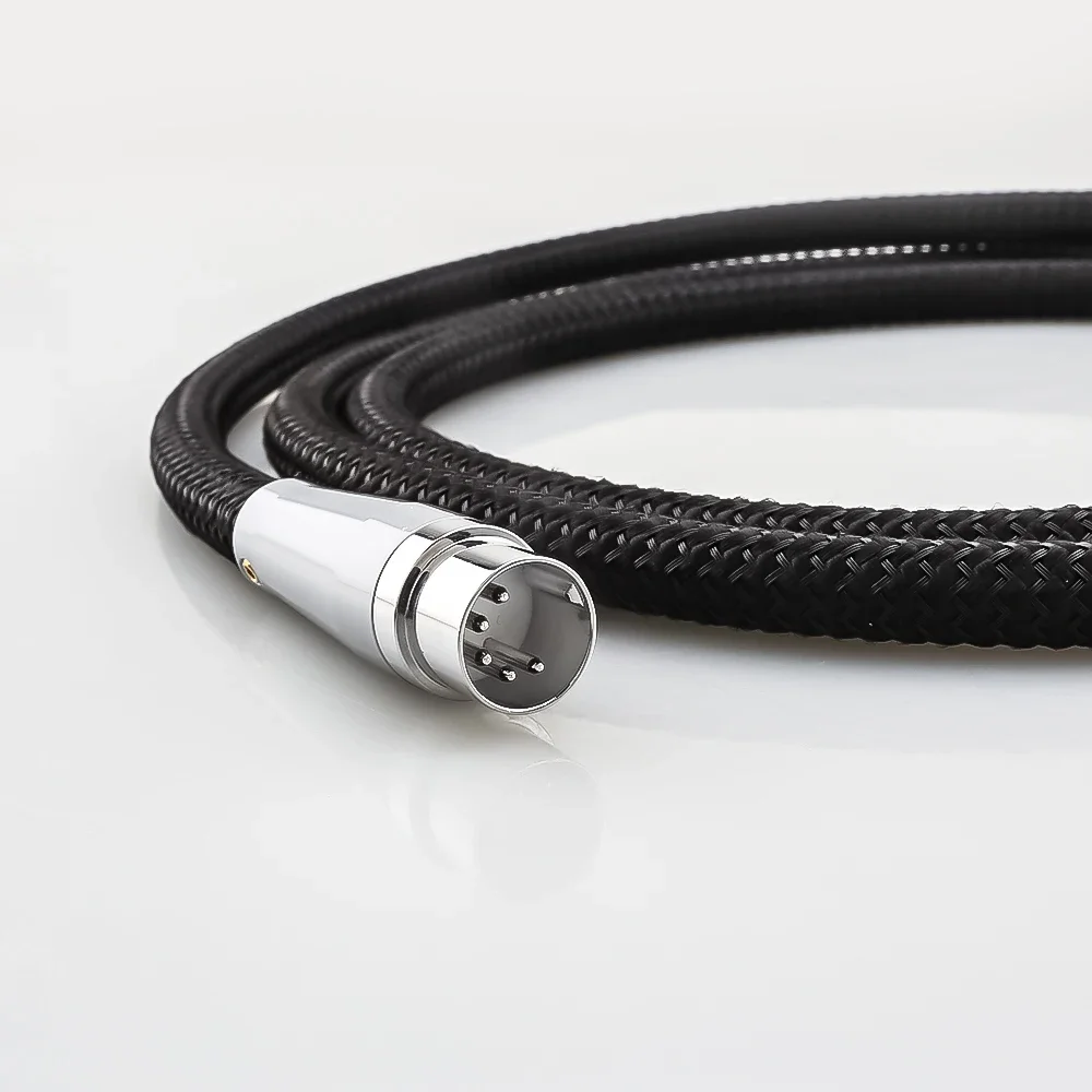 HI-End Чистое твердое серебро 5-контактный соединитель Hi-Fi от DIN до для Naim Quad