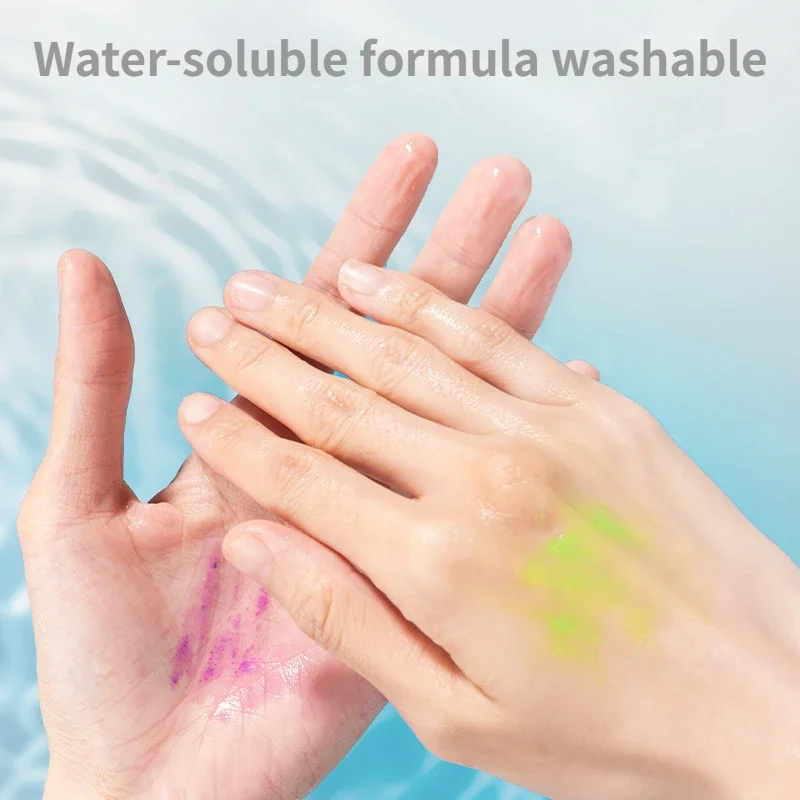 Цветная Водорастворимая вращающаяся акриловая кисть для карандашей 6/12 шт.