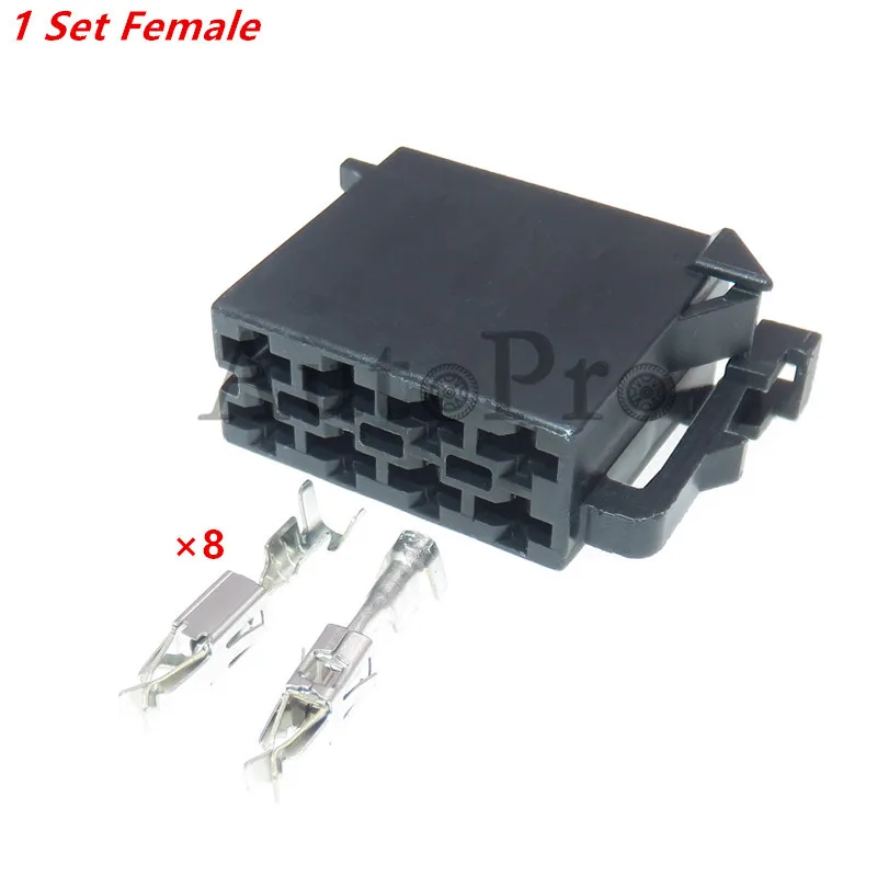 

Автомобильная негерметичная розетка 962191-1 357035447A 963121-1 с 8 отверстиями для радиосигнала VW 106455-1 106455-3 962189-1