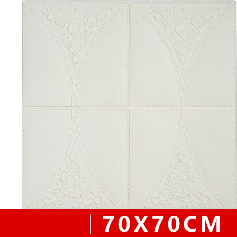 

Self-adhesive Wallpaper Bedroom Soft Bag Foam Stickers Living Room Decoration Waterproof Anti-collision 3d Wall Stickers