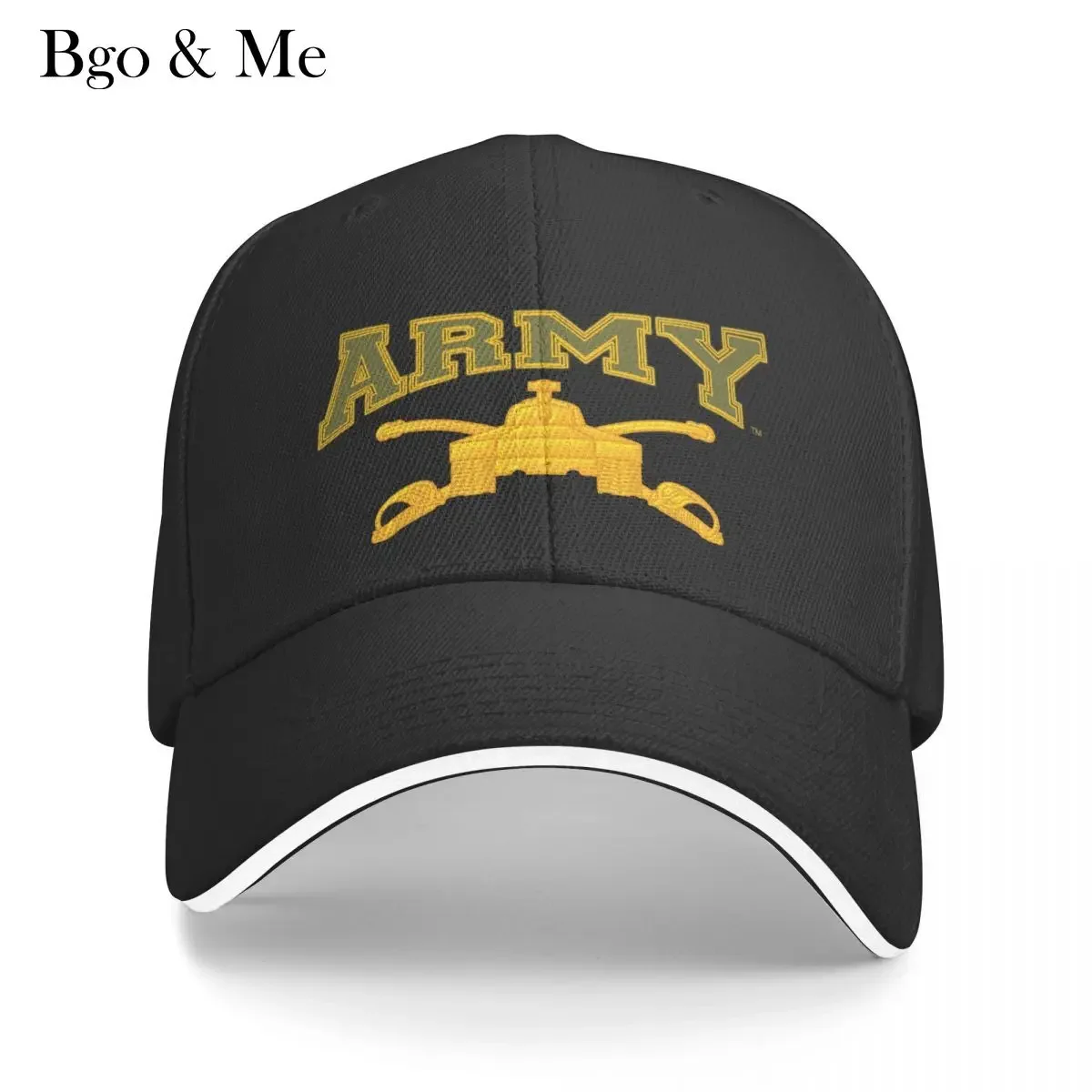 

2023 New Army - Armor Branch Baseball Cap Black Military Tactical Cap Hat Luxury Brand Boonie Hats Men's Cap Women's