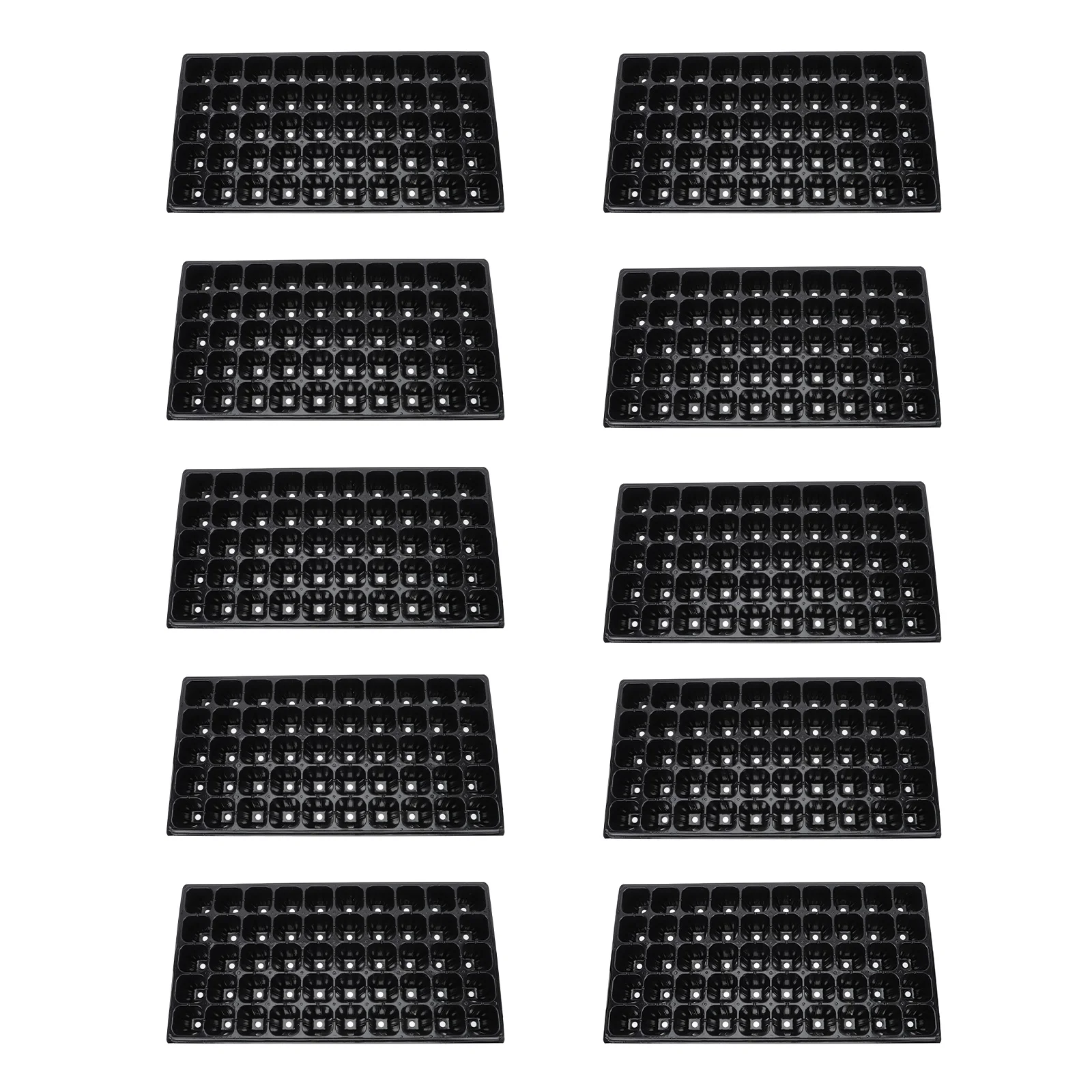 10pcs Vegetable Starter Trays Flower Germination Plates Professional Plant Nursery Trays