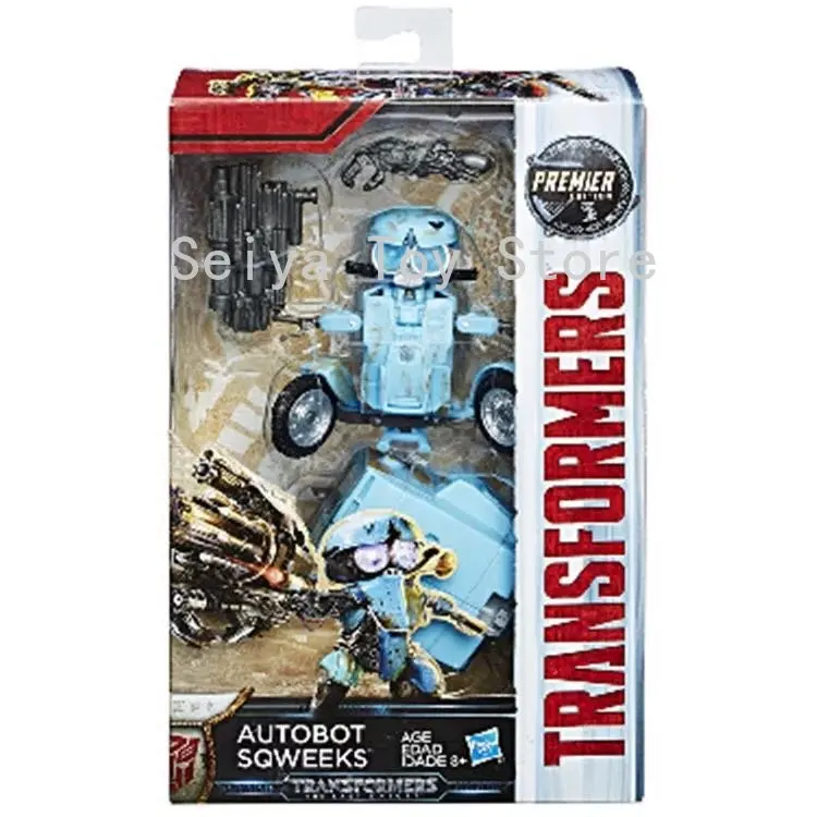 

Hasbro Original Transformation toy Autobot Sqweeks 6cm Movie The Last Knight Premier Edition Deluxe PVC Action Figures boy gifts