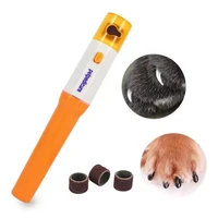 2022jmt portable pet paws dog cats grooming grinding painless electric nail grinder trimmer clipper