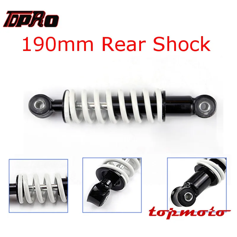 

7.5" 190mm 250lb Rear Motorcycle Shock Absorber Shocker Suspension For Off-Road Pit Quad Dirt Bike Go Kart Buggy not hydraulic