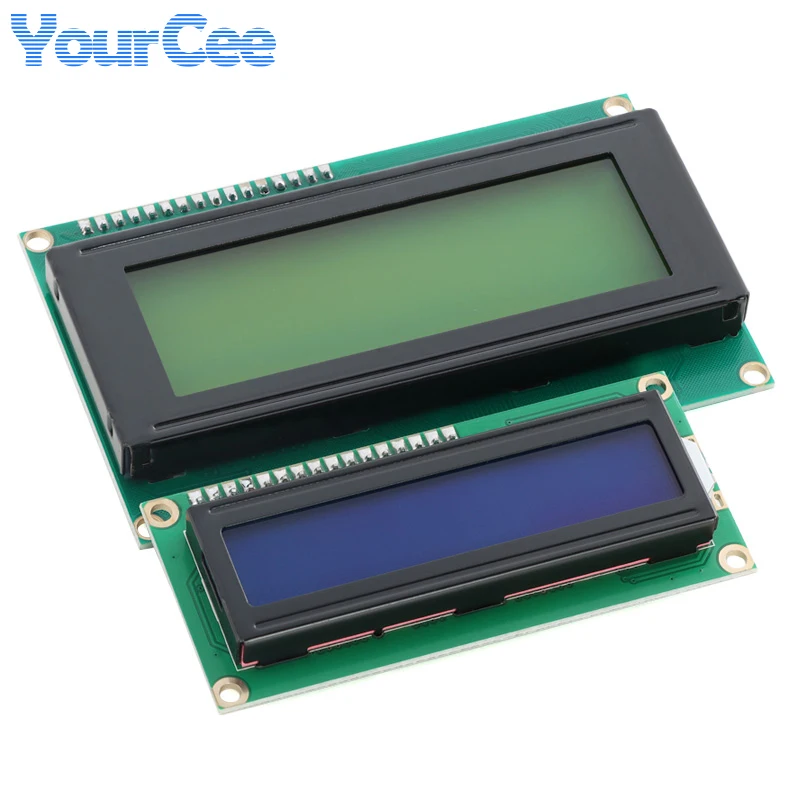 Фото ЖК-дисплей LCD1602 LCD2004 желто-зеленый/синий с адаптерной платой, интерфейсом I2C IIC, модулем LCD1602A LCD2004A с подсветкой №2