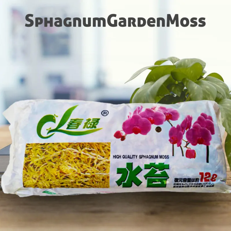 

12L Natural Sphagnum Moss Moisturizing Nutrition Organic Fertilizer For Phalaenopsis Sarracenia Orchid Garden Plants