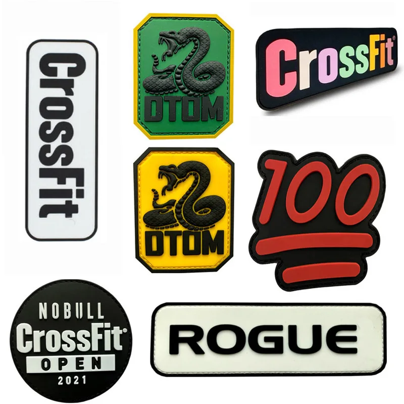 3D игра ПВХ нашивка для косплея фитнес Crossfit/Rogue/DTOM Out 100 баллов значок технические тактические Резиновые Патчи экологически чистые