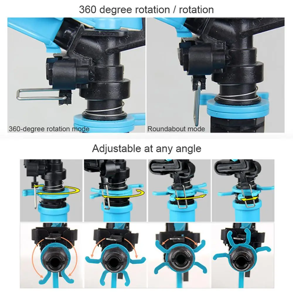 

Поливочный распылитель для сада, регулируемое сопло на 360 градусов, разбрызгиватели для полива