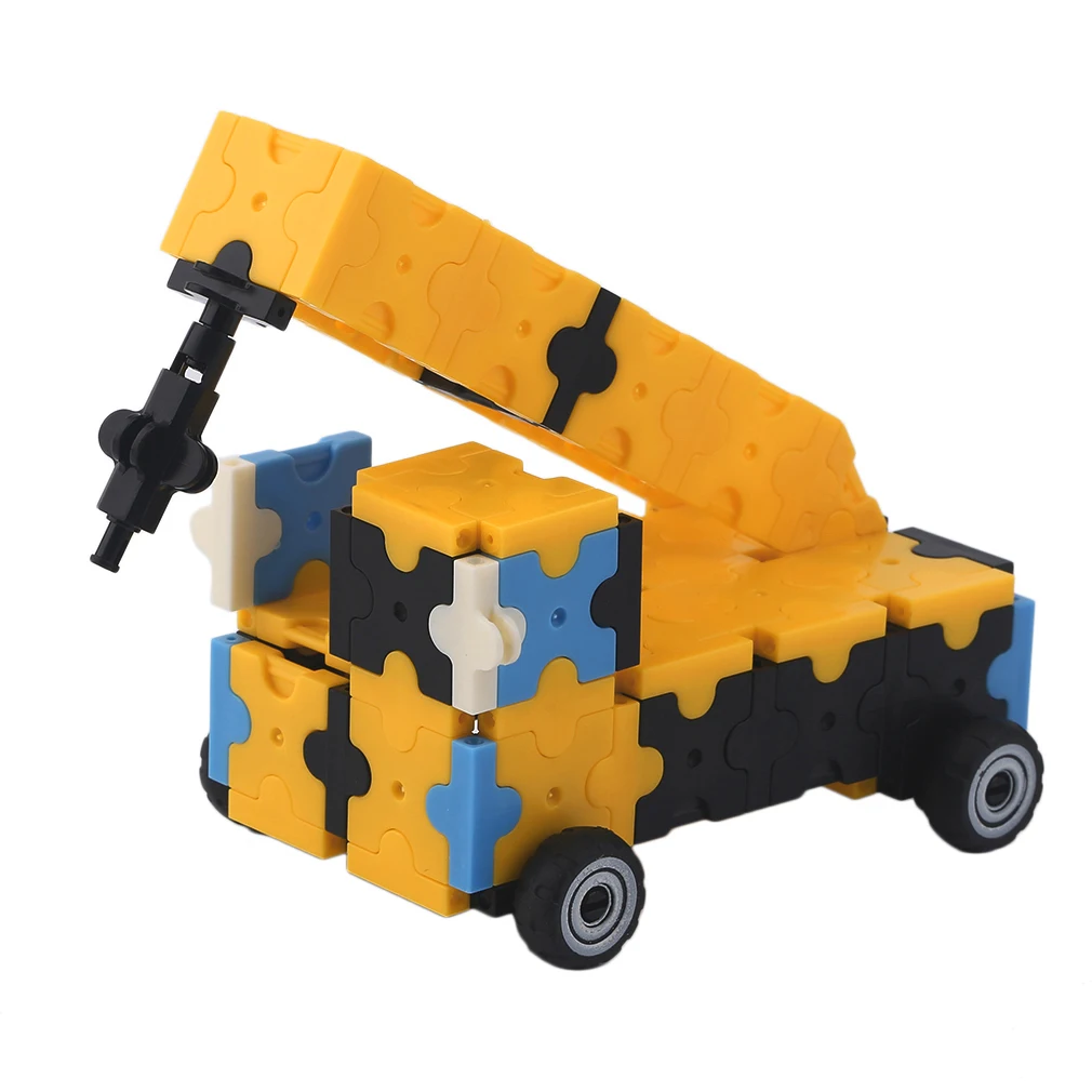 

Plastic Building Blocks 3D DIY Creative Engineering Vehicles Bricks Models Learning Educational Toy Kid Children Gifts