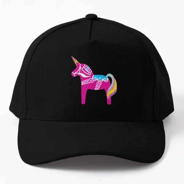 

Pink Dala Unicorn Horse Fun Swedish Baseball Cap Hat Solid Color Women Sport Fish Sun Spring Casual Hip Hop Summer Outdoor