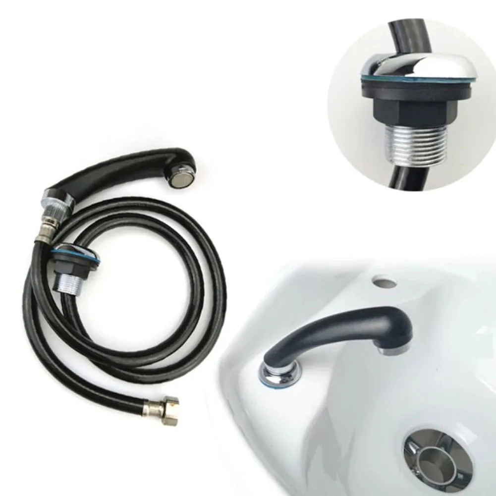 

Accessories Shower Head & Hose Suitable For Hair Salon Non-pressurized Nozzle 15cm Pipe 117cm Easy Installation