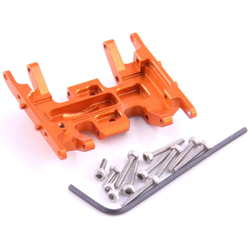 

For Axial SCX24 90081 1/24 RC Crawler Car Metal Gearbox Mount Base Transmission Holder Skid Plate Upgrade Parts