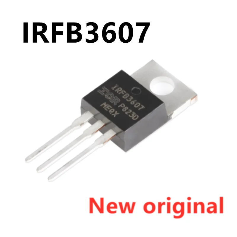 10 шт., новые оригинальные трубки полевого эффекта IRFB3607 IRFB3607PBF TO-220 75V 80A N channel MOSFET