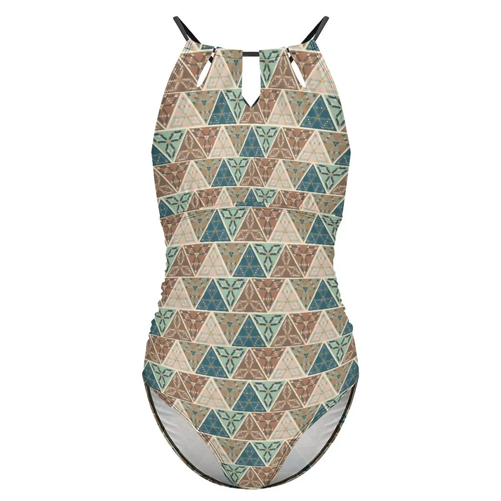 Купальник с геометрическим принтом купальник цельный купальный костюм для