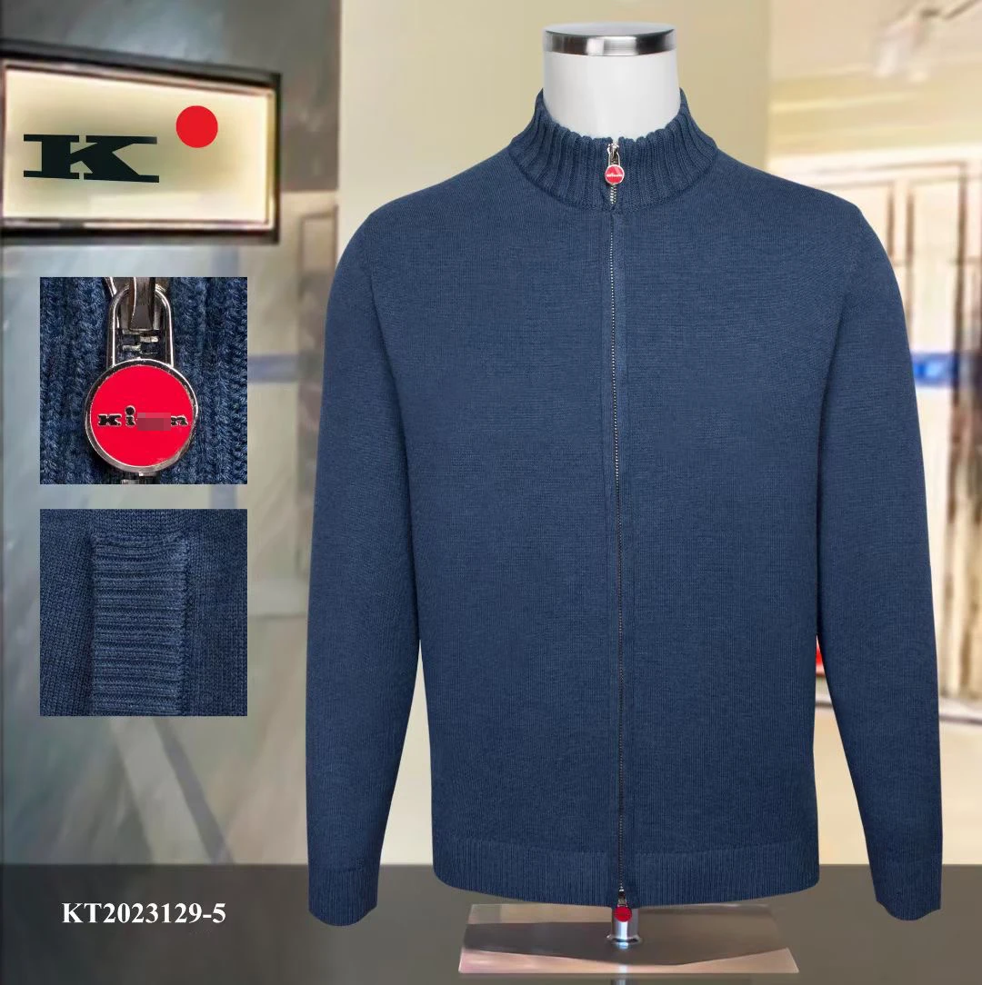 

Billionaire Sweater Cashmer Cardigan Coat men's 2023 Autumn winter new comfortable zipper warm quality embroidery big size M-4XL