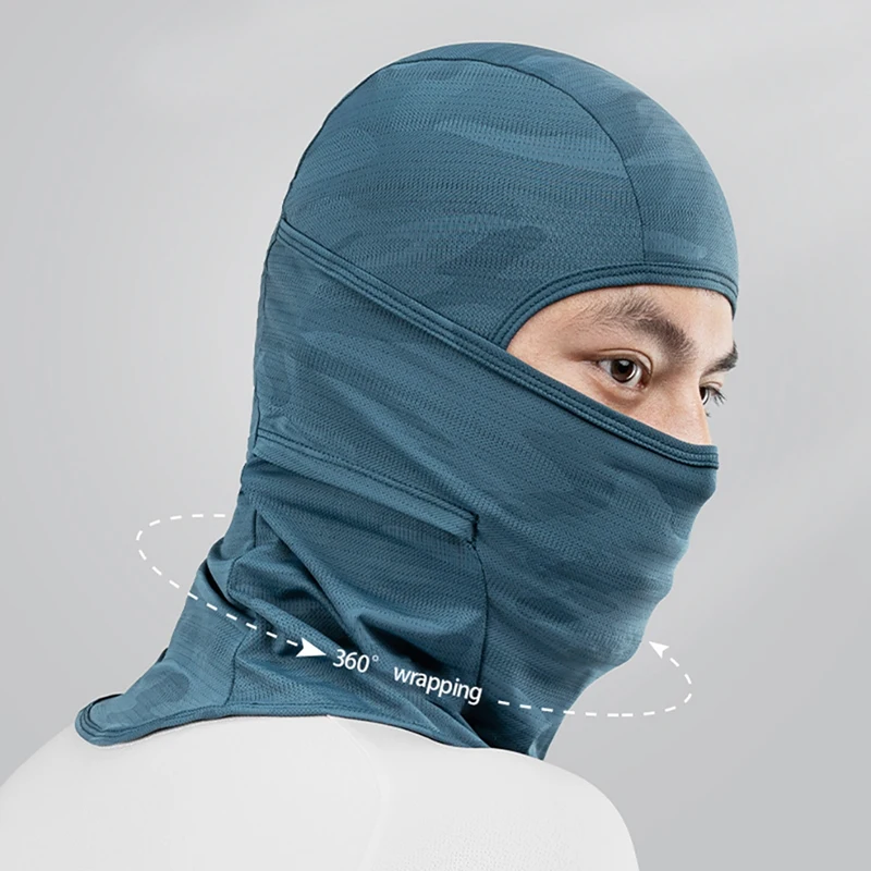 ROCKBROS Балаклава маска для лица с УФ-защитой дышащая полноразмерная мужчин и