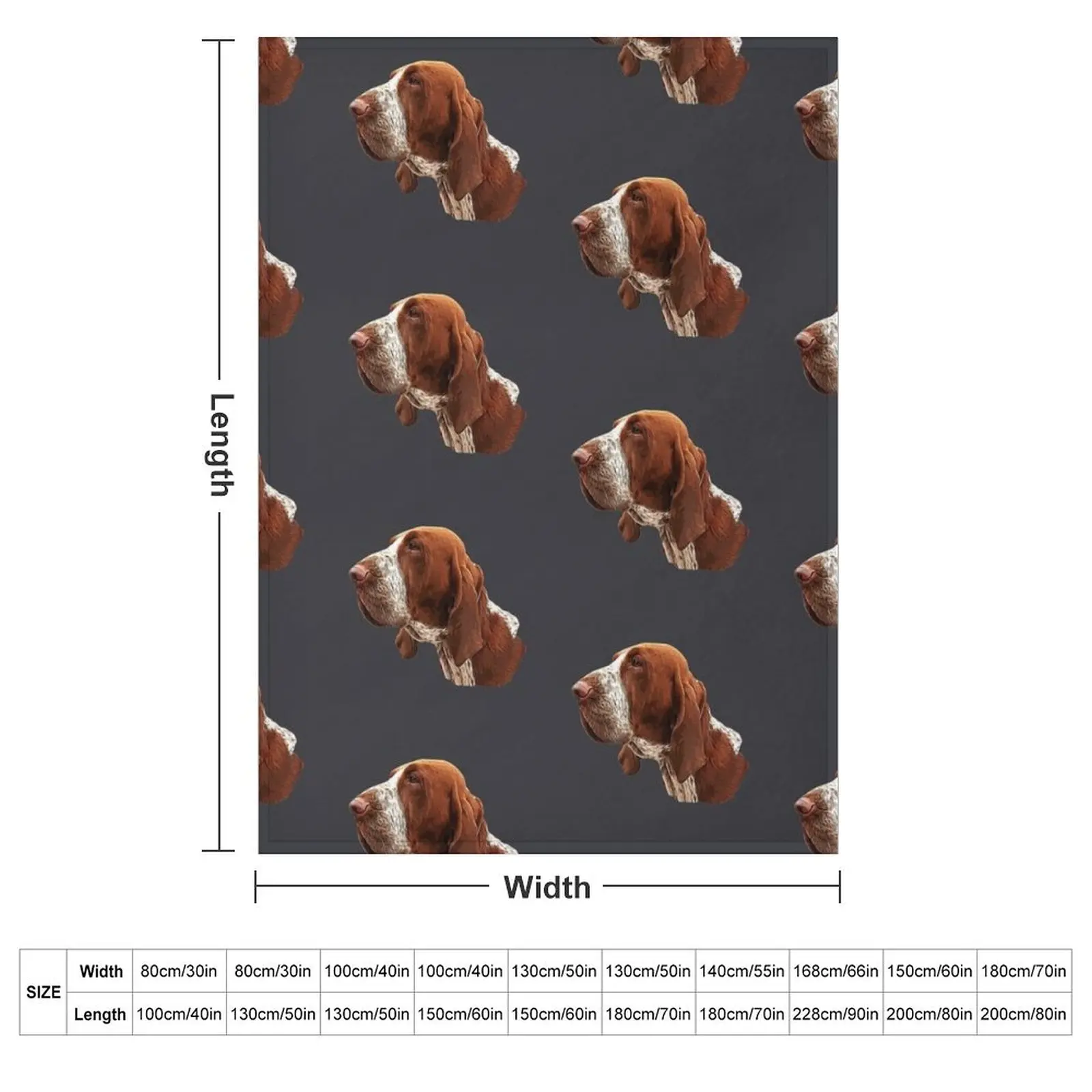 Пушистое одеяло Chestnut Bracco Italiano для малышей